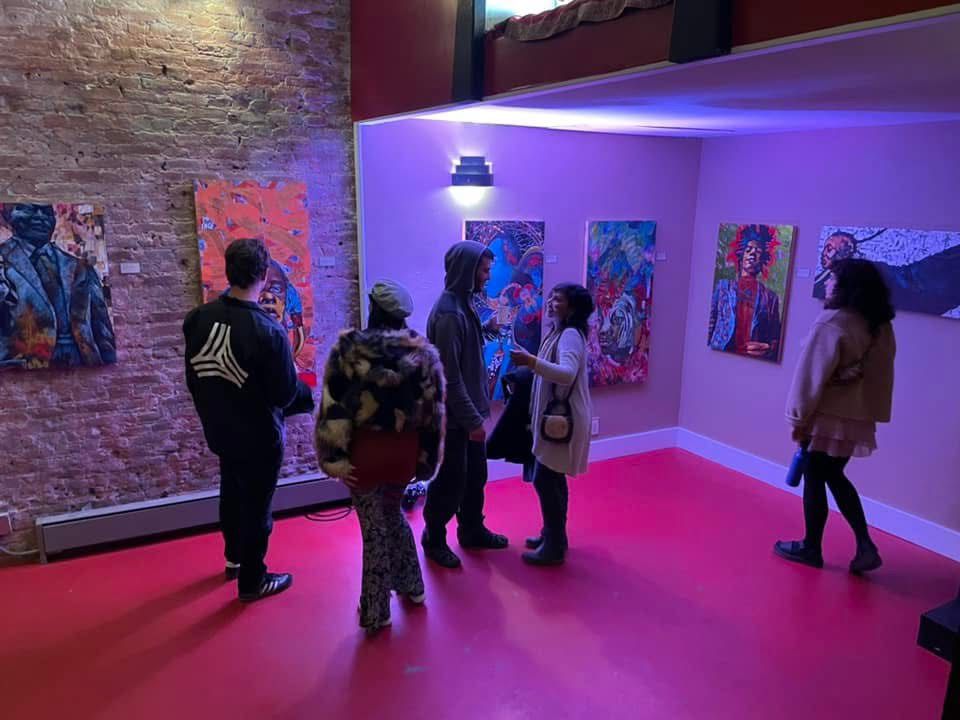 Sacred Higher Ground Gallery + Art Collective interrior