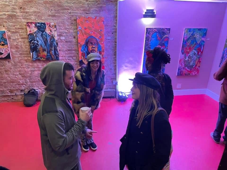 Sacred Higher Ground Gallery + Art Collective interrior